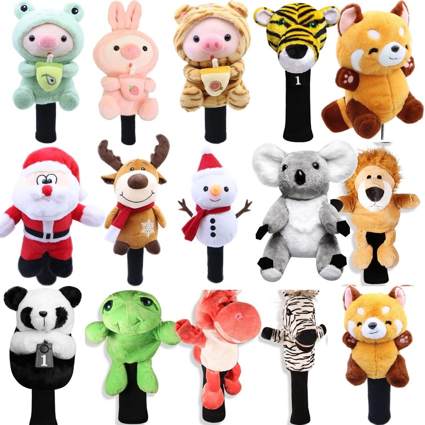 All kinds of animal golf club Driver head covers suitable for men's and women's golf Driver Club mascot novelty cute gift