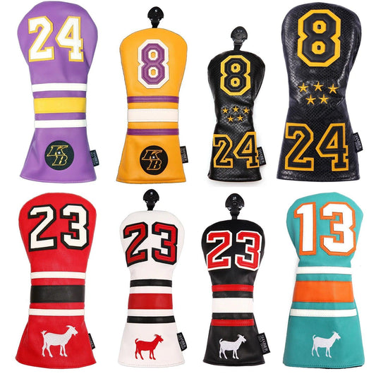 Sport's Legends Golf Headcovers - PU Leather Jersey Style Driver Hybrid Fairway Wood Covers