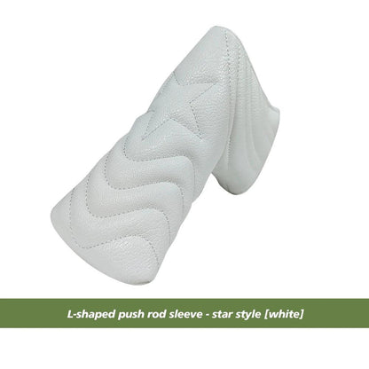 Golf Blade Putter Cover Golf HeadCover Multiple Style Magnetic Magic Tape Open Close Golf Club Protective Headgear Golf Supplies