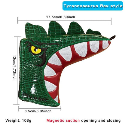 Golf Blade Putter Cover Golf HeadCover Multiple Style Magnetic Magic Tape Open Close Golf Club Protective Headgear Golf Supplies