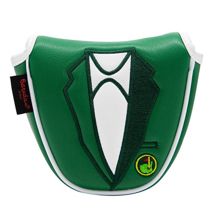 Golf Head covers The Green Jacket Golf Head covers Set for Golf Iron Driver Fairway Hybrid Blade Putter Mallet Putter Covers