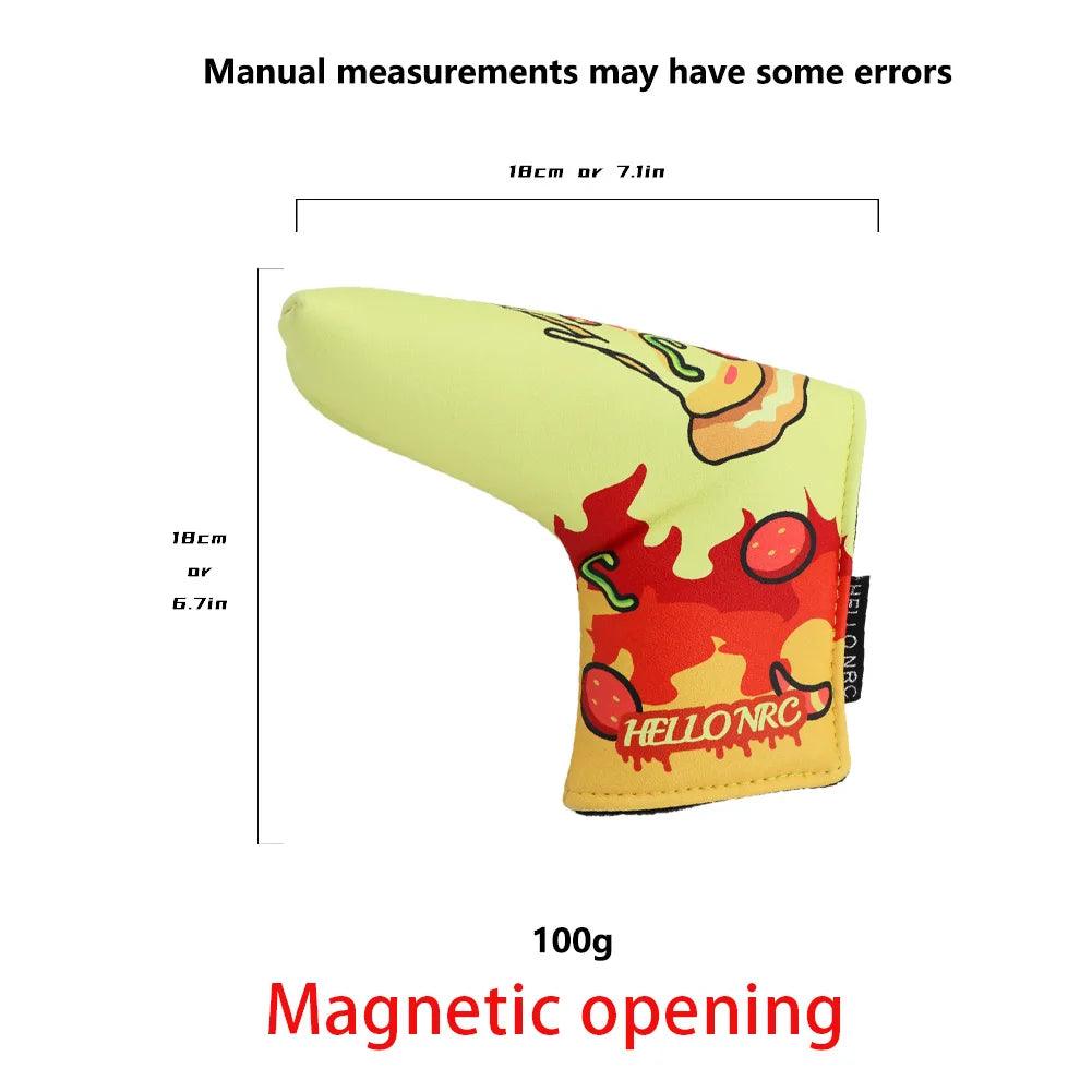 Golf Blade Putter Cover Golf HeadCover Multiple Style Magnetic Magic Tape Open Close Golf Club Protective Headgear Golf Supplies