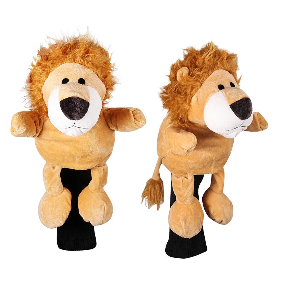 Plush Animal Stockings Closure Golf Club Headcover Driver Cover