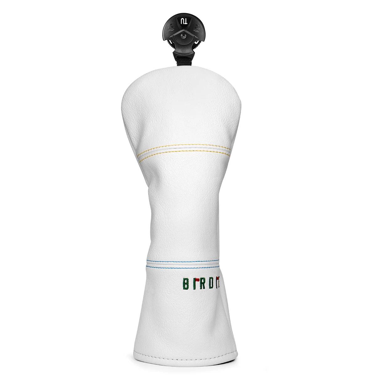 Golf Headcovers  Simple Fashion Design Birdie Golf Driver Head Cover Embroidery  Driver Fairway Wood Hybrid with Number Tags Bla
