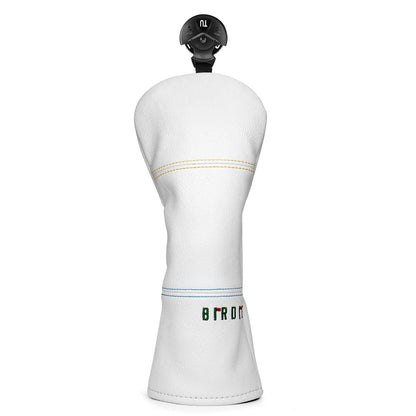 Golf Headcovers  Simple Fashion Design Birdie Golf Driver Head Cover Embroidery  Driver Fairway Wood Hybrid with Number Tags Bla