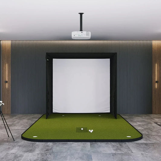 SIG Golf Simulator Studio w/ Simulator Flooring - Complete Package