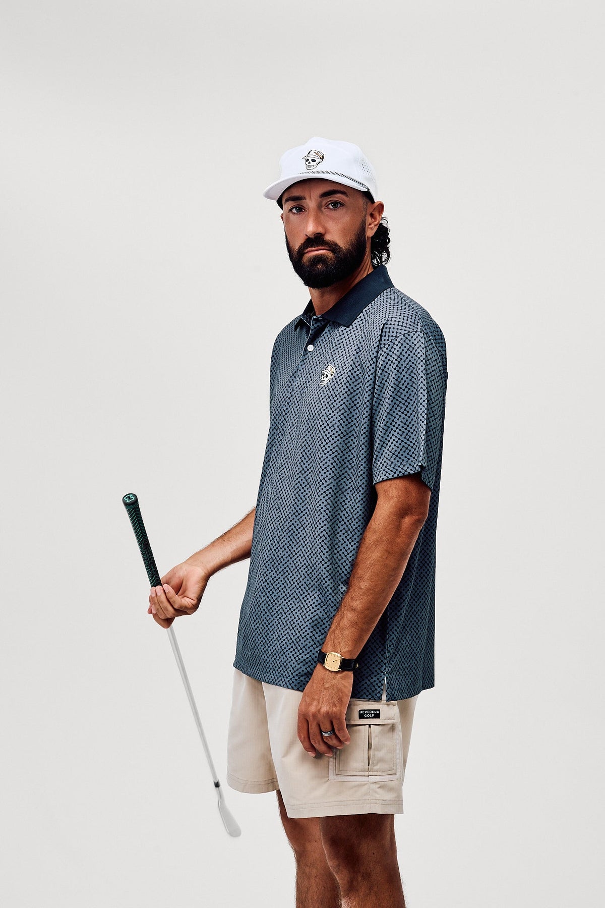 Labyrinth Polo - Navy / Western Sky