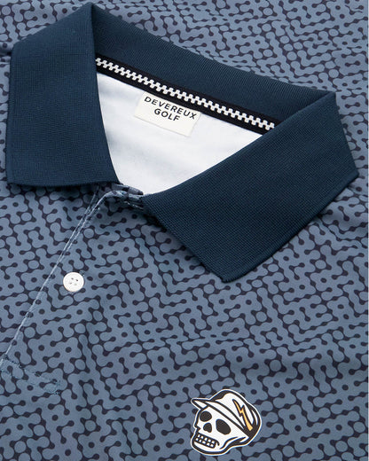 Labyrinth Polo - Navy / Western Sky