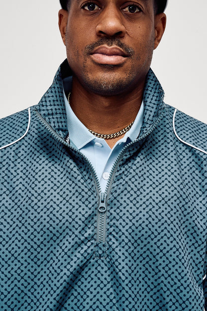 Pullover Piped QTR Zip - Western Sky Labyrinth