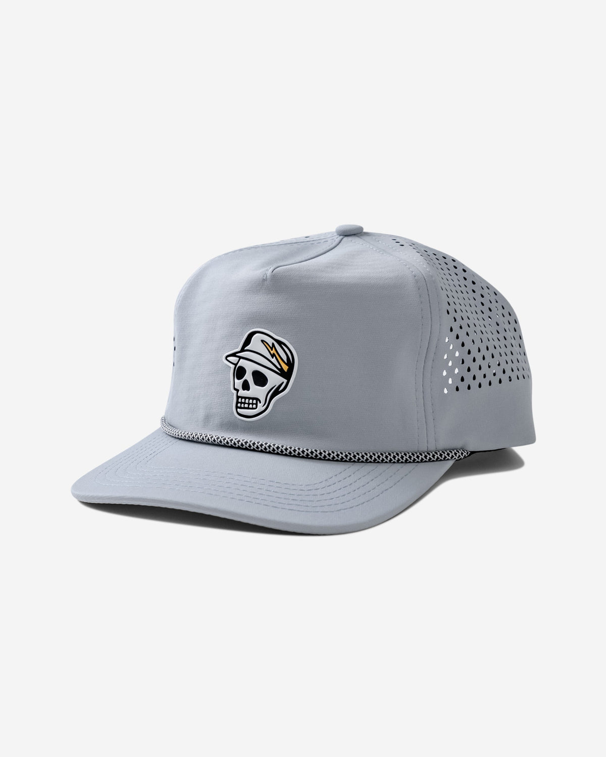 Skull Caddie Performance Rope Hat - Light Grey