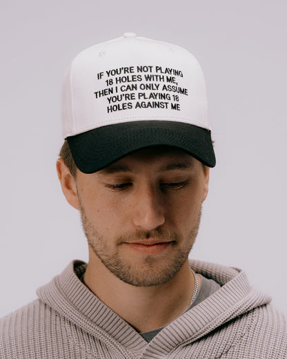 A-Player Phrase Hat - Cream / Black