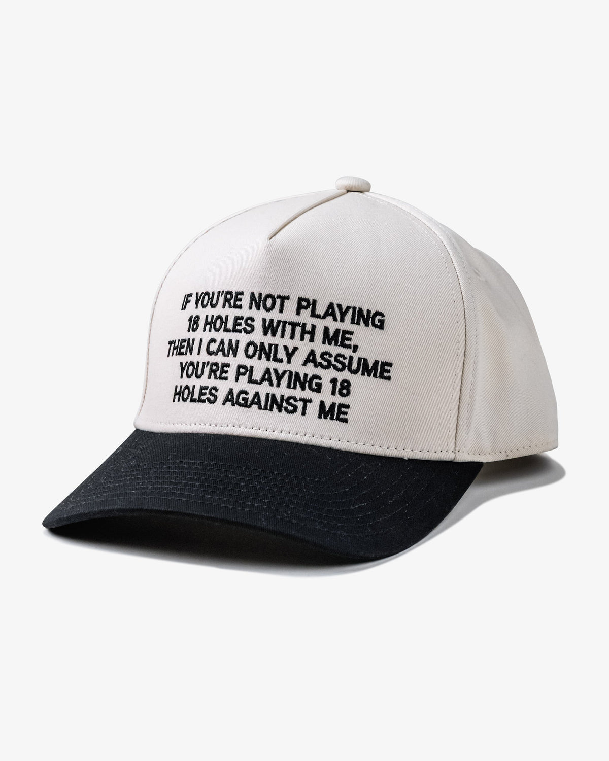 A-Player Phrase Hat - Cream / Black