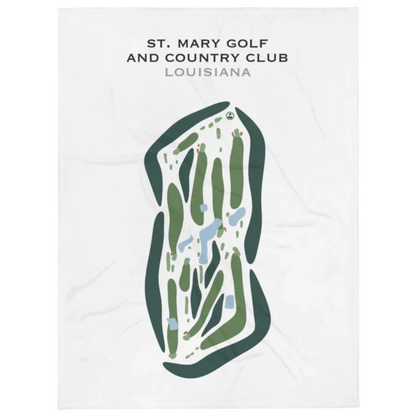 St Mary Golf & Country Club, Louisiana - Printed Golf Courses
