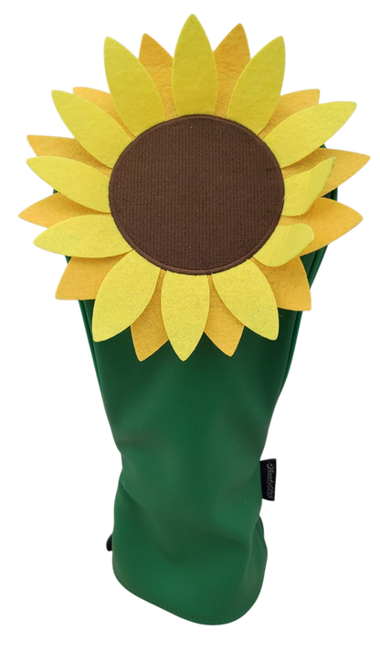 Golden Sunflower Embroidered Driver Headcover by ReadyGOLF