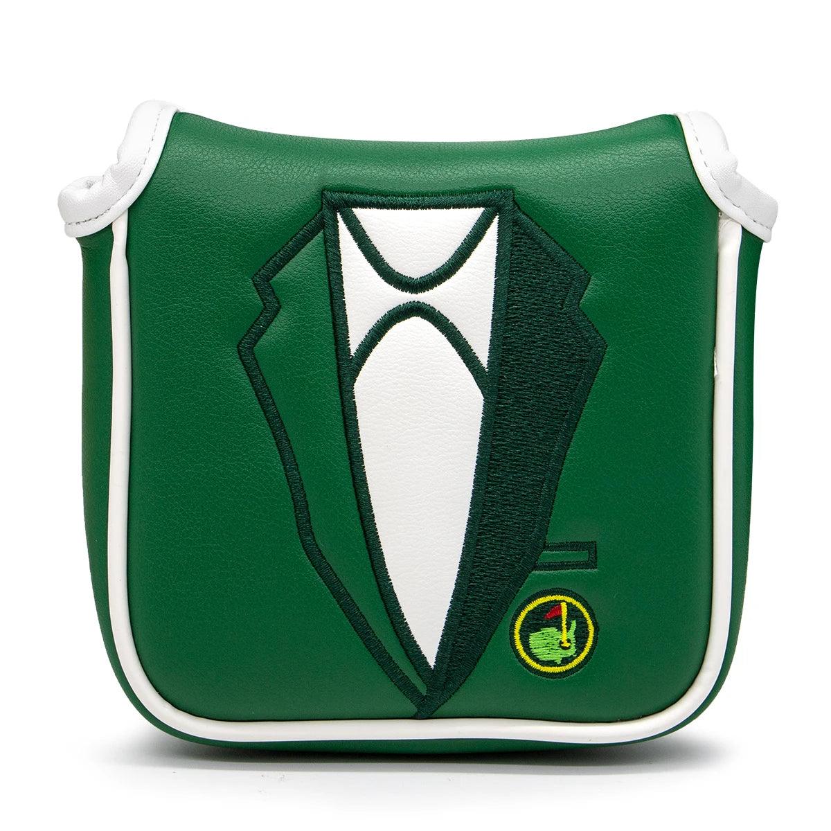Golf Head covers The Green Jacket Golf Head covers Set for Golf Iron Driver Fairway Hybrid Blade Putter Mallet Putter Covers