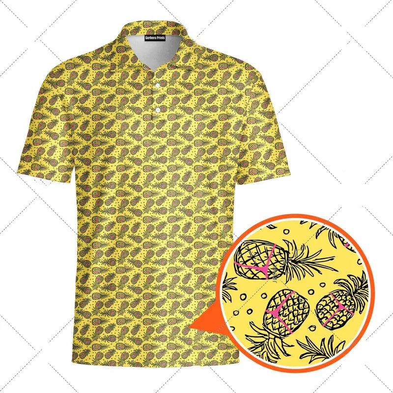 Funny Men's humorous printed golf polos. NSFW Not Safe for Work. Breathable. Hidden images. Adult polos.