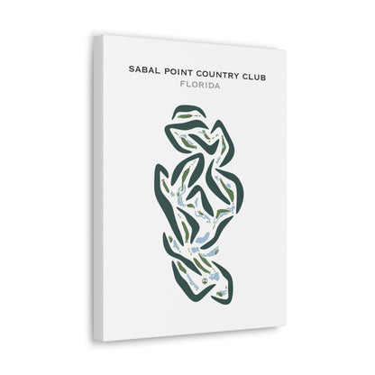 Sabal Point Country Club, Florida - Printed Golf Courses
