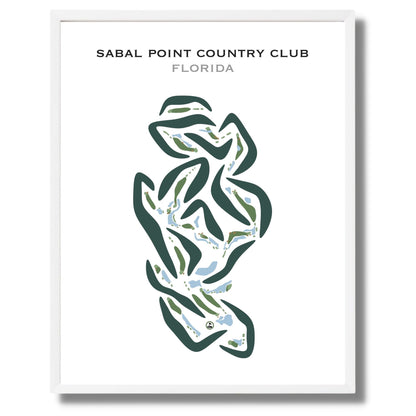 Sabal Point Country Club, Florida - Printed Golf Courses
