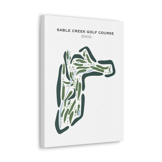 Sable Creek Golf Course, Ohio - Printed Golf Courses