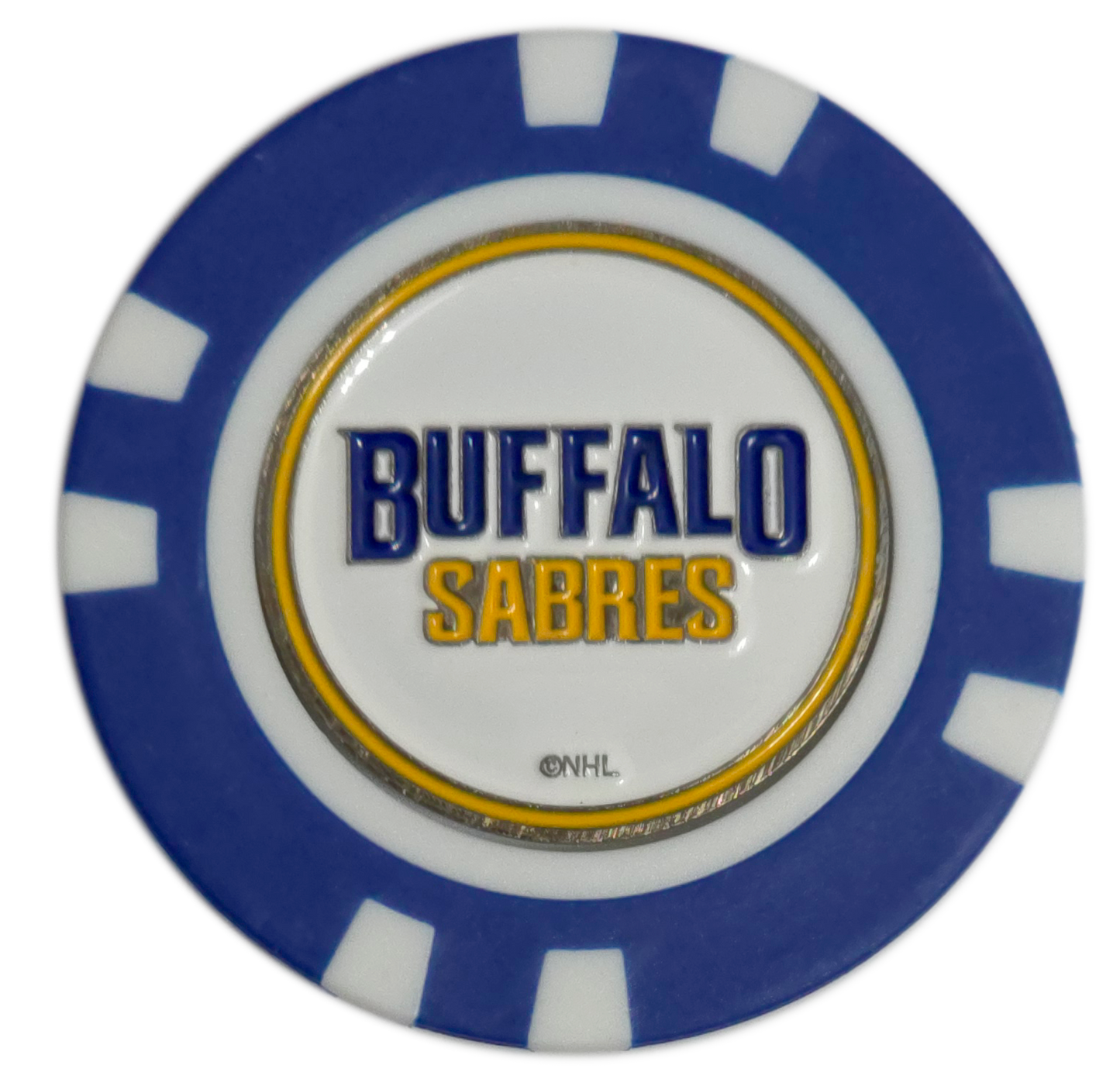 Officially Licensed Buffalo Sabres Poker Chip Ball Marker