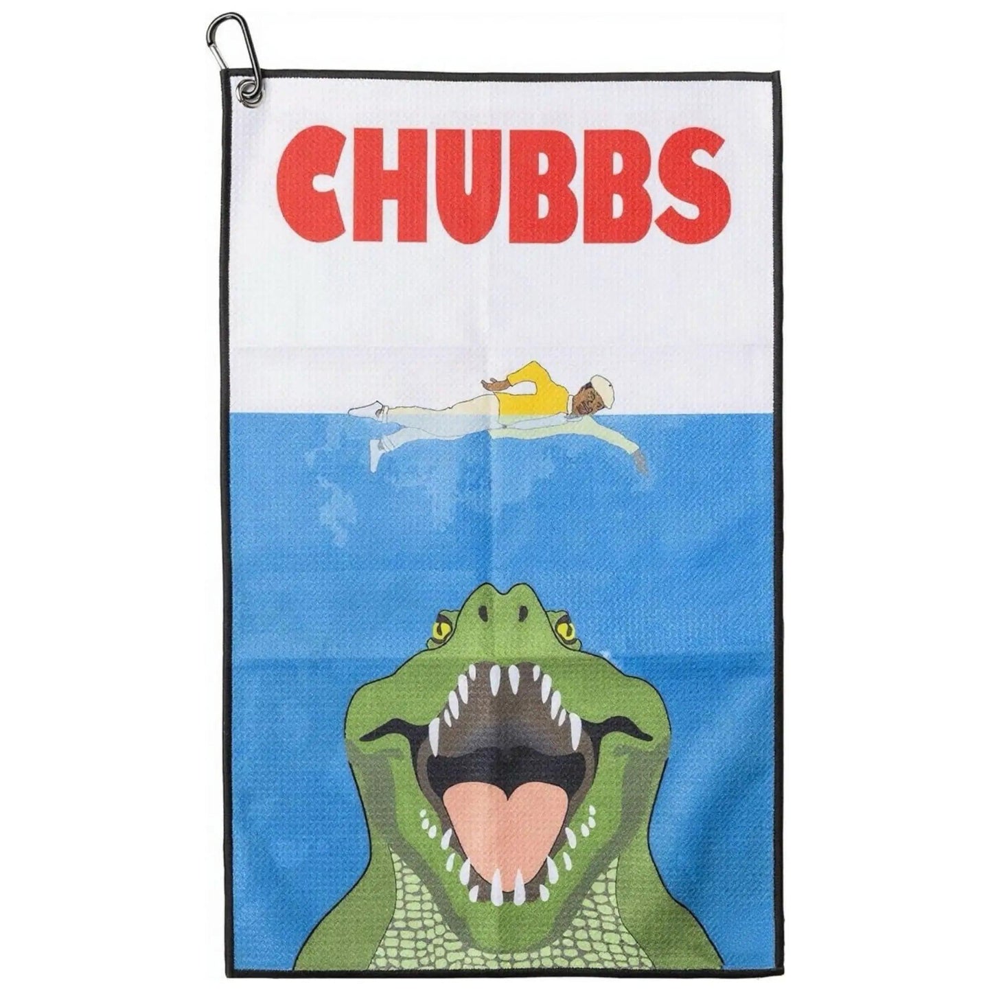 Fun Happy Gilmore Design Golf Towel – Premium Microfiber with Bag Clip, Perfect Creative Christmas Gift for Golf Lovers.