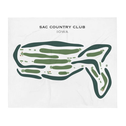 Sac Country Club, Iowa - Printed Golf Courses