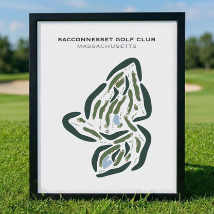 Sacconnesset Golf Club, Massachusetts - Printed Golf Courses