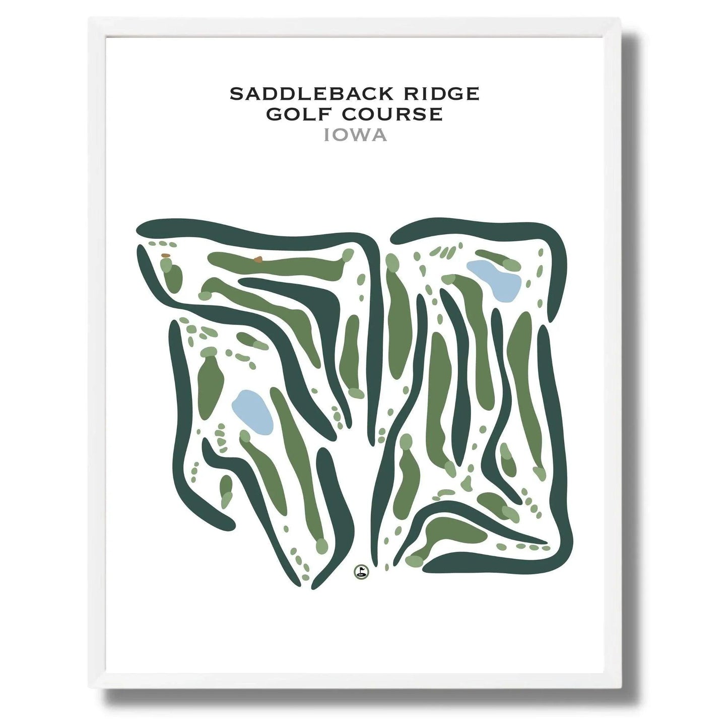 Saddleback Ridge, Iowa - Printed Golf Courses