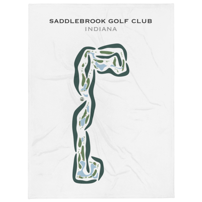 Saddlebrook Golf Club, Indiana - Printed Golf Courses