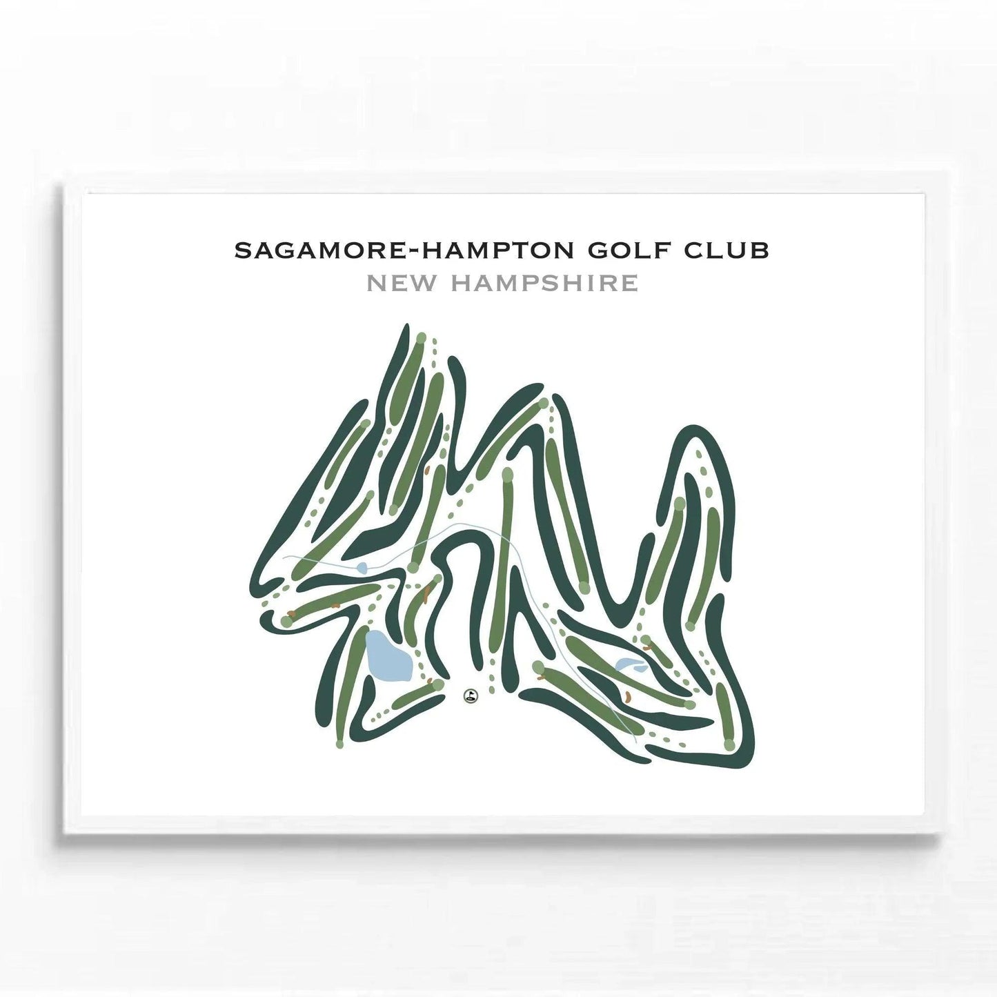 Sagamore - Hampton Golf Club, New Hampshire - Printed Golf Courses
