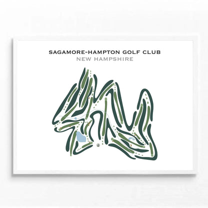 Sagamore - Hampton Golf Club, New Hampshire - Printed Golf Courses