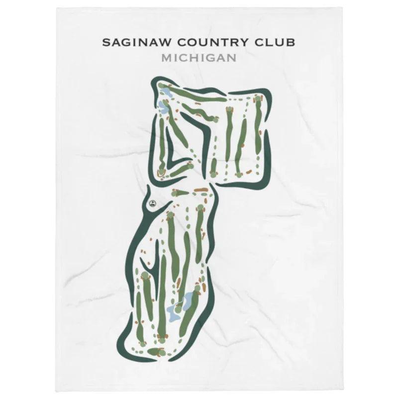 Saginaw Country Club, Michigan - Printed Golf Courses