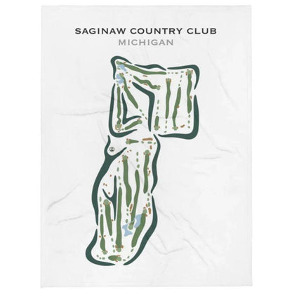 Saginaw Country Club, Michigan - Printed Golf Courses