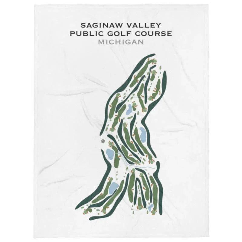 Saginaw Valley Public Golf Course, Michigan - Printed Golf Course
