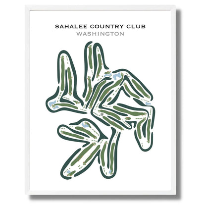 Sahalee Country Club, Washington - Printed Golf Courses