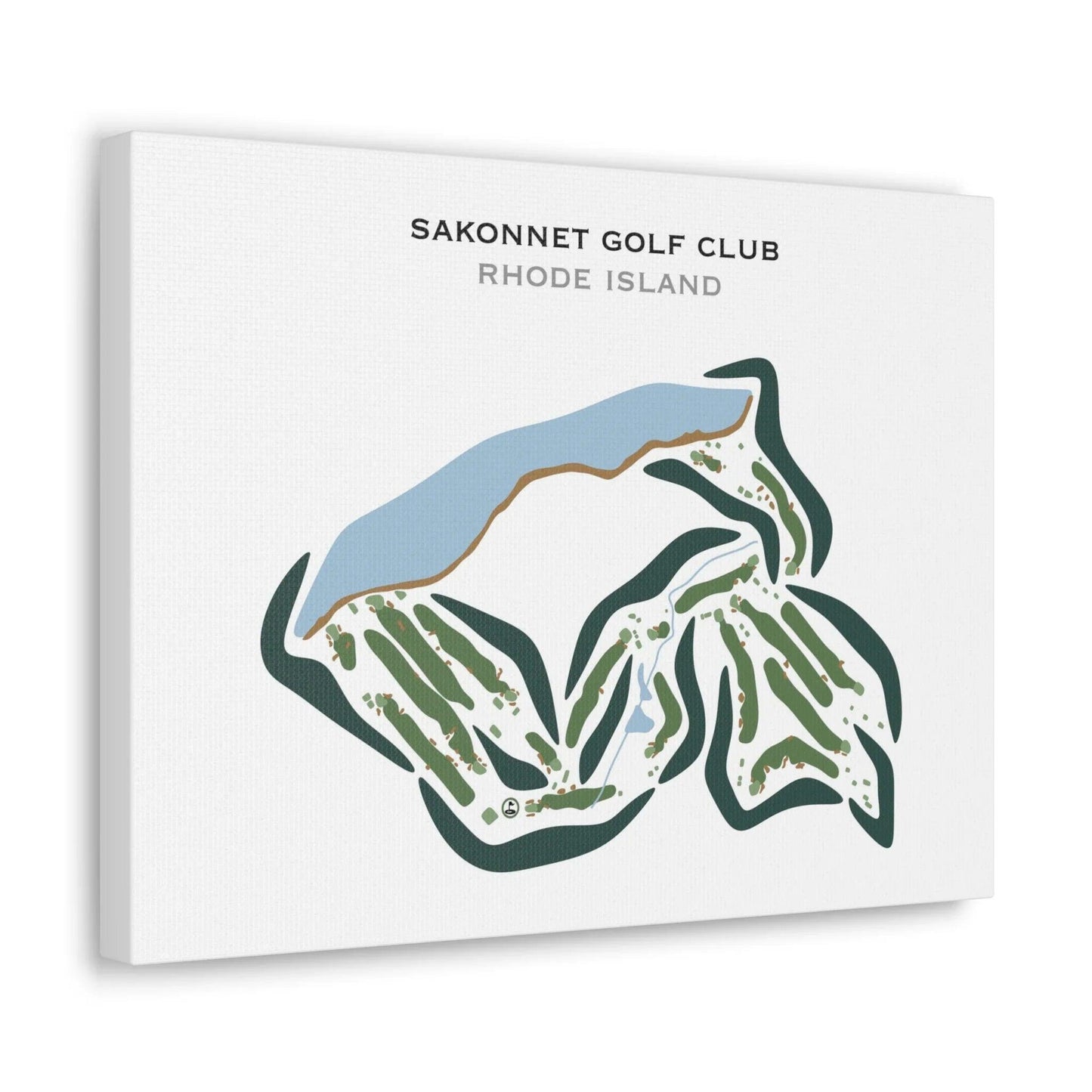 Sakonnet Golf Club, Rhode Island - Printed Golf Course