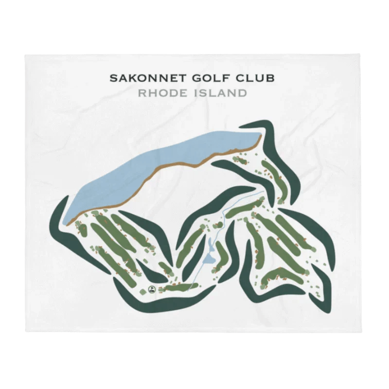 Sakonnet Golf Club, Rhode Island - Printed Golf Course