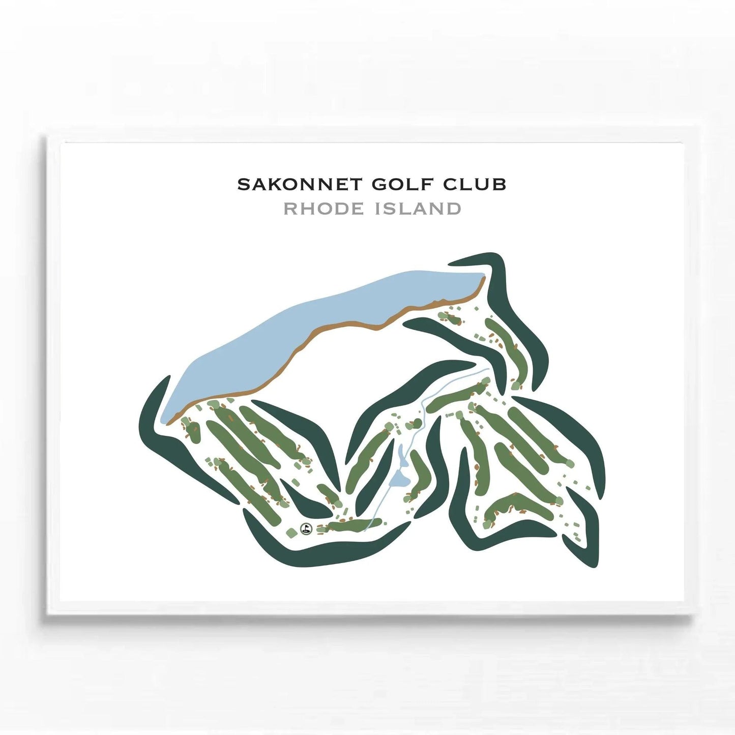 Sakonnet Golf Club, Rhode Island - Printed Golf Course