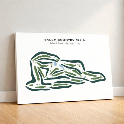 Salem Country Club, Massachusetts - Printed Golf Courses