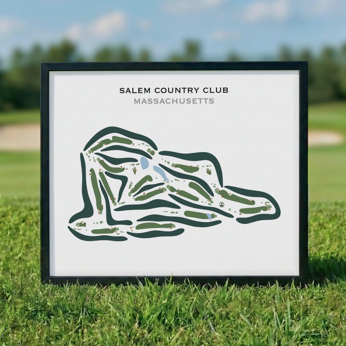 Salem Country Club, Massachusetts - Printed Golf Courses