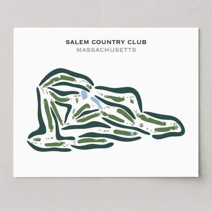 Salem Country Club, Massachusetts - Printed Golf Courses