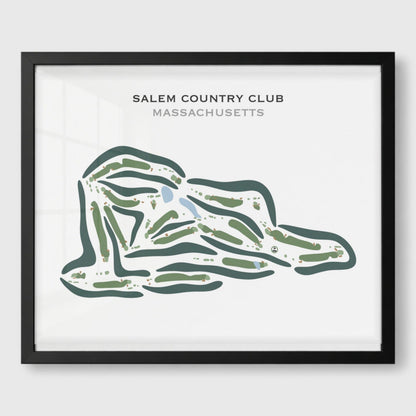 Salem Country Club, Massachusetts - Printed Golf Courses