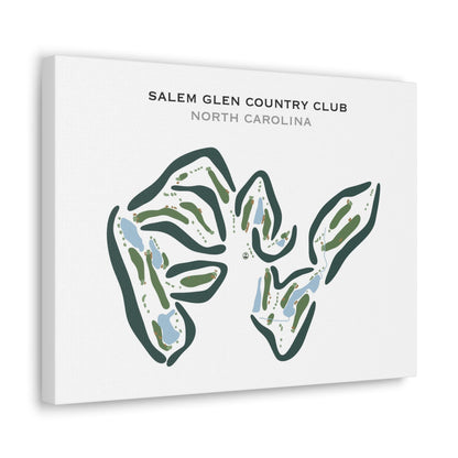 Salem Glen Country Club, North Carolina - Printed Golf Courses
