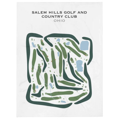 Salem Hills Golf & Country Club, Ohio - Printed Golf Courses