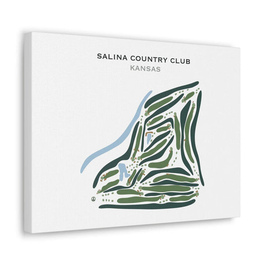 Salina Country Club, Kansas - Printed Golf Courses
