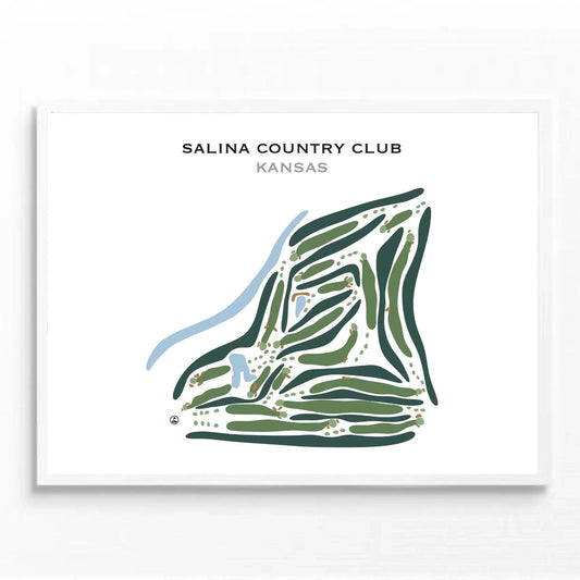 Salina Country Club, Kansas - Printed Golf Courses