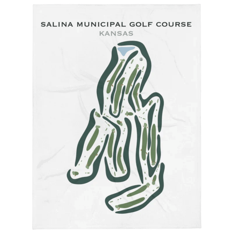Salina Municipal Golf Course, Kansas - Printed Golf Courses