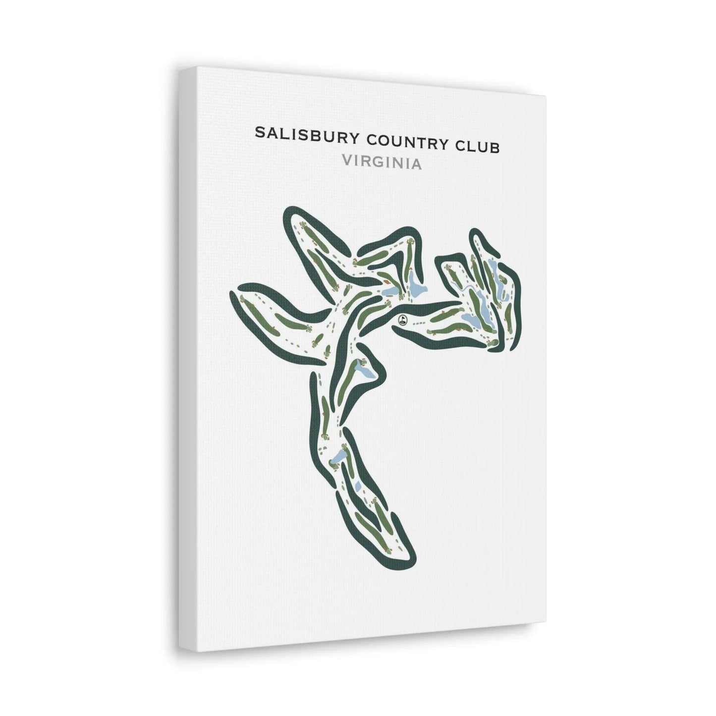 Salisbury Country Club, Virginia - Printed Golf Courses