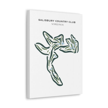 Salisbury Country Club, Virginia - Printed Golf Courses