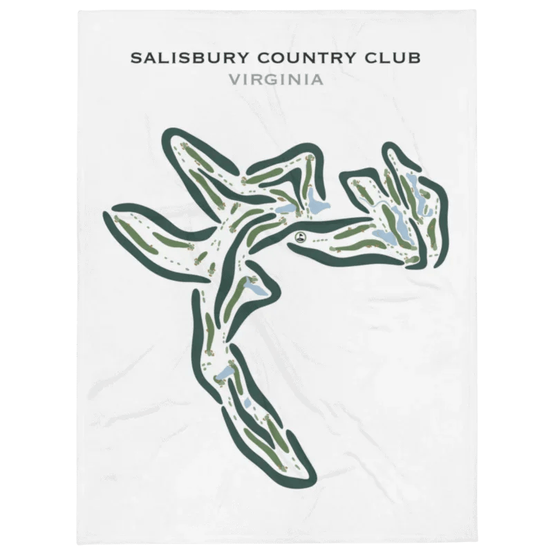 Salisbury Country Club, Virginia - Printed Golf Courses